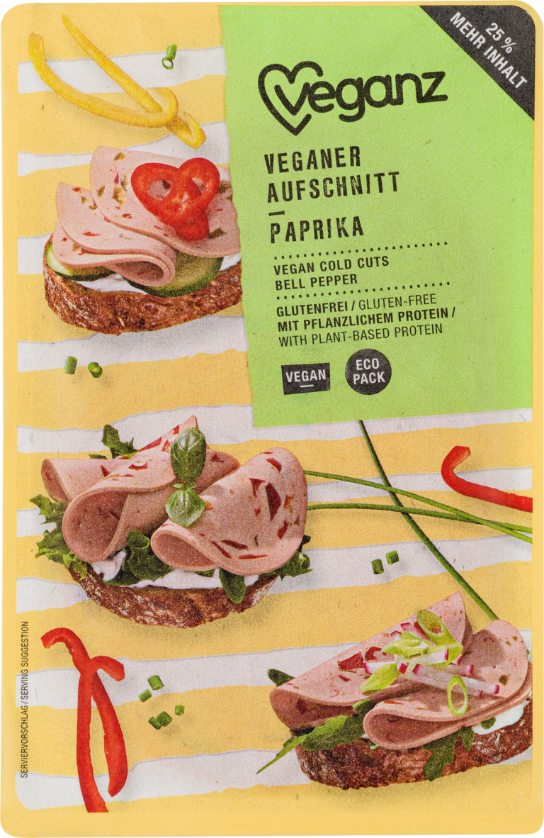 Veganz Vegan Cold Cuts Bell Pepper Treat yourself to a hearty snack!
