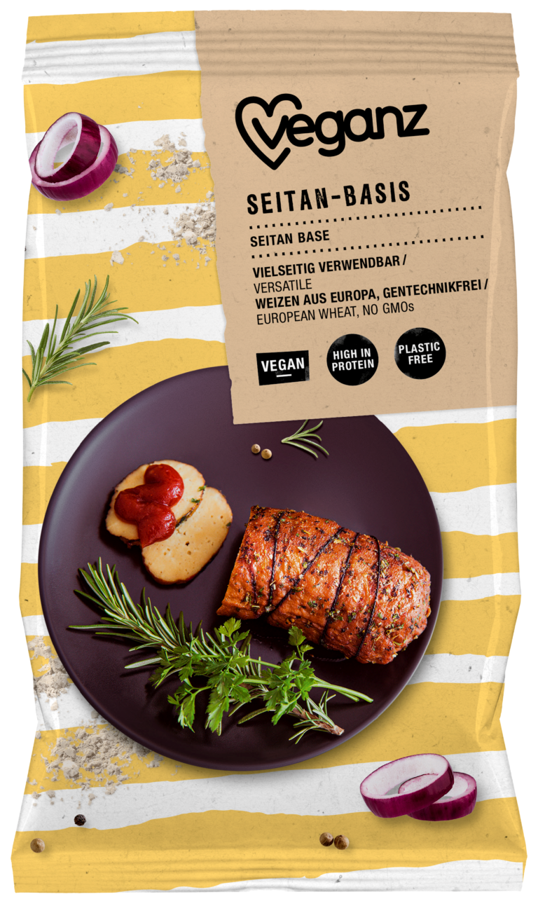 Veganz Seitan Powder Simple to make and a tender consistency.